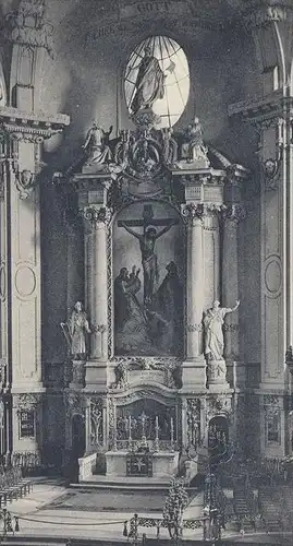 ALTE POSTKARTE DRESDEN KREUZKIRCHE ALTARSEITE Kirche église church Altar autel cpa postcard AK Ansichtskarte