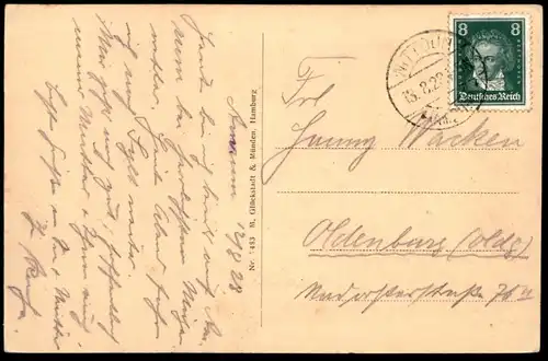 ALTE POSTKARTE INSEL AMRUM LEUCHTTURM Nebel lighthouse phare Ansichtskarte AK cpa postcard