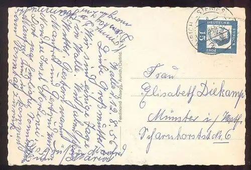 ALTE POSTKARTE OSTFRIESLAND MOORKATE STEMPEL AURICH Bauernhauf Bauernhof Haus farm house ferme postcard