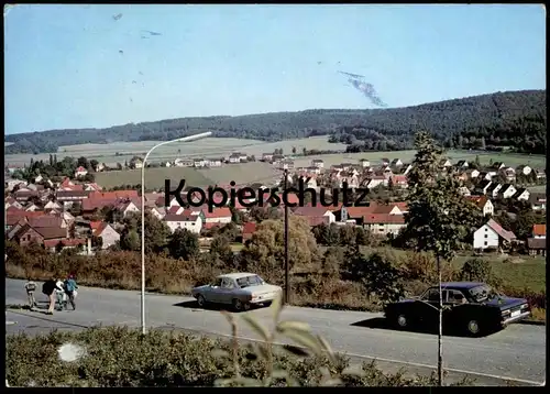 ÄLTERE POSTKARTE KNÜLLWALD REMSFELD FORD OPEL ? cars car Auto Autos voiture voitures cpa postcard AK Ansichtskarte