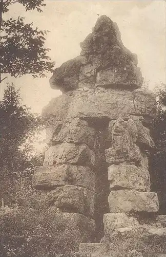 ALTE POSTKARTE DIEKIRCH DEIWELSELTER LOUXEMBURG Luxemburg Teufelsfels Teufel-Fels rock roche cpa postcard Ansichtskarte