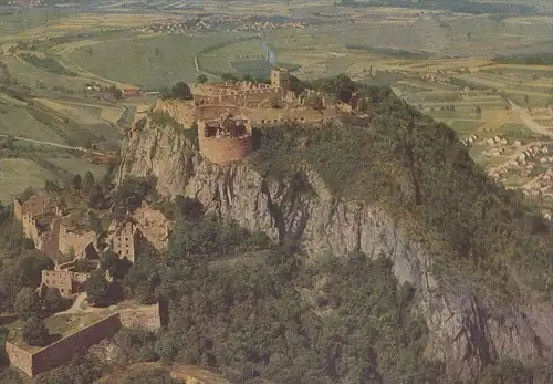 ÄLTERE POSTKARTE BURGRUINE HOHENTWIEL BEI SINGEN Burg Ruine ruin castle chateau cpa postcard AK Ansichtskarte