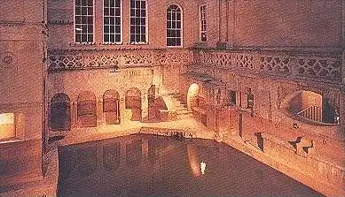 ÄLTERE POSTKARTE SOMERSET BATH THE ROMAN BATHS Römische Bäder bain romaine Römer Romans cpa postcard AK Ansichtskarte