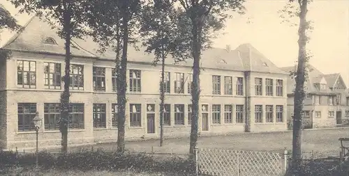 ALTE POSTKARTE ST. VITH ECOLE ET HALLE DE GYMNASTIQUE SCHULE & TURNHALLE Ansichtskarte AK postcard cpa St-Vith