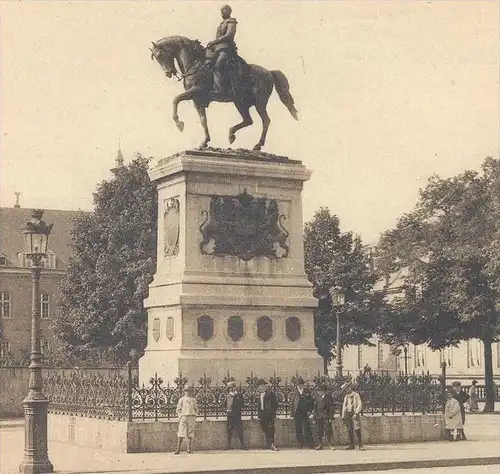 ALTE POSTKARTE LUXEMBOURG MONUMENT DE GUILLAUME II Luxemburg cpa postcard Ansichtskarte AK