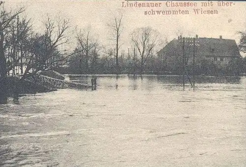 ALTE POSTKARTE ZIRKUS SARRASANI ABBAU BEI HOCHWASSER LEIPZIG Cirkus Circus cirque flood Flut cpa postcard Ansichtskarte