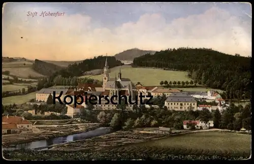 ALTE POSTKARTE STIFT HOHENFURT ABTEI Hohenfurth Vyssi Brod Ceska Republika Böhmen Tschechien Czech republic postcard cpa