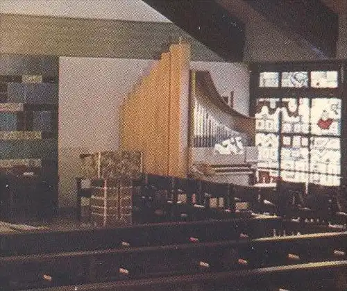 ÄLTERE POSTKARTE KIRCHE ST. OLIVER ALTENAU ALTAR ORGEL interieur l'eglise church orgue organ cpa postcard Ansichtskarte