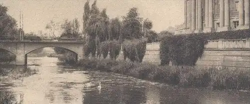 ALTE POSTKARTE BAD KISSINGEN REGENTENBAU UND LUDWIGSBRÜCKE Brücke bridge pont AK Ansichtskarte cpa postcard