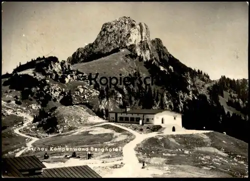 ÄLTERE POSTKARTE ASCHAU KAMPENWAND BERGHOTEL HOTEL Bayern cpa postcard AK Ansichtskarte
