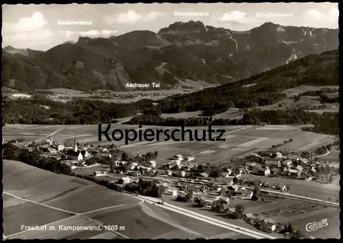 ÄLTERE POSTKARTE FRASDORF MIT KAMPENWAND ASCHAUER TAL Aschau Gedererwand Scheibenwand cpa postcard AK Ansichtskarte