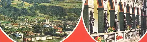 POSTKARTE BRIXEN BRESSANONE Panorama Palazzo Vescovile Tirol Trentino Dolomiten Dolomiti Bressano Italia italy Italien