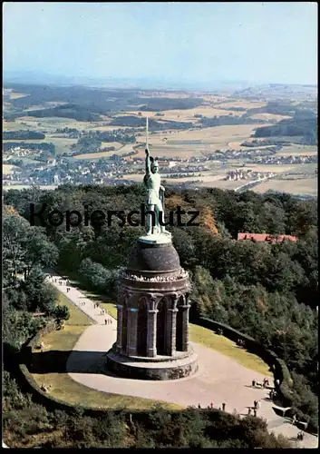 ÄLTERE POSTKARTE 100 JAHRE HERMANNSDENKMAL TEUTOBURGER WALD DETMOLD 1875-1975 postcard cpa Ansichtskarte AK