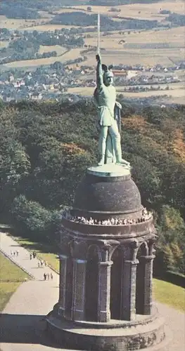 ÄLTERE POSTKARTE 100 JAHRE HERMANNSDENKMAL TEUTOBURGER WALD DETMOLD 1875-1975 postcard cpa Ansichtskarte AK