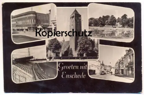ÄLTERE POSTKARTE ENSCHEDE STADION stadium stade Nederland Netherlands Niederlande Holland Pays-Bas postcard