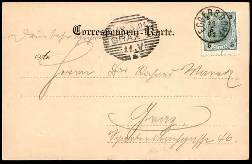 ALTE POSTKARTE GRUSS AUS EGGERSDORF ROSENHOF WEST-ANSICHT bei Graz postcard cpa AK Ansichtskarte