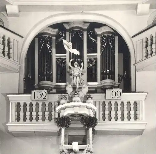 KARTE CARLSFELD KIRCHE EIBENSTOCK THÜRINGEN ALTAR ORGEL interieur l'eglise church orgue organ cpa postcard Ansichtskarte