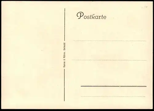 ALTE POSTKARTE SODLAT ZUM TRU-DE-RI-DE-RA UND WIR LIPPER WIR SIND DA LIPPER SCHÜTZE soldier rifle Kanne & Kühne Detmold