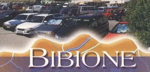 POSTKARTE BIBIONE OPEL ASTRA OMEGA ZAFIRA Auto Autos car cars map Lignano Caorle Eraclea Jesolo postcard Ansichtskarte