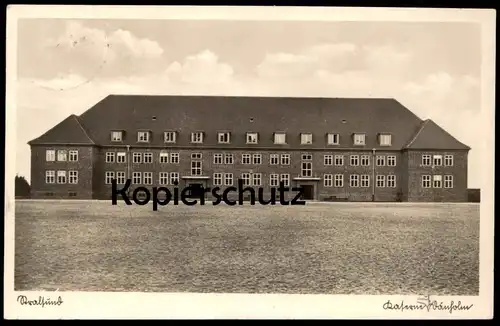 ALTE POSTKARTE STRALSUND 1938 KASERNE DÄNHOLM Militär casern caserne cpa postcard AK Ansichtskarte