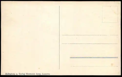 ALTE POSTKARTE LUFTKURORT LAASPHE PANORAMA GESAMTANSICHT TOTALANSICHT TOTAL Bad Laasphe Ansichtskarte AK cpa postcard