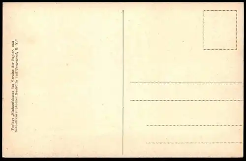 ALTE POSTKARTE BERLIN NEUKÖLLN GEMEINDESCHULE MARIENDORFER WEG Schule school école postcard cpa Ansichtskarte AK