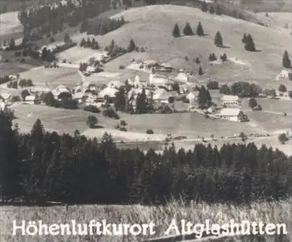 ÄLTERE POSTKARTE ALTGLASHÜTTEN WINDGFÄLLWEIHER FALKAU SCHLUCHSEE TITISEE HOCHFIRST SCHWARZWALD Feldberg black forest cpa