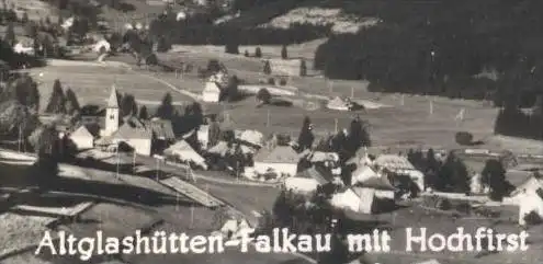ÄLTERE POSTKARTE ALTGLASHÜTTEN WINDGFÄLLWEIHER FALKAU SCHLUCHSEE TITISEE HOCHFIRST SCHWARZWALD Feldberg black forest cpa