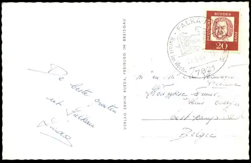ÄLTERE POSTKARTE ALTGLASHÜTTEN WINDGFÄLLWEIHER FALKAU SCHLUCHSEE TITISEE HOCHFIRST SCHWARZWALD Feldberg black forest cpa