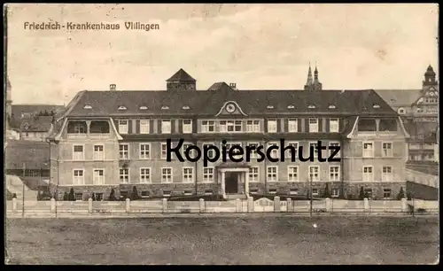 ALTE POSTKARTE FRIEDRICH-KRANKENHAUS VILLINGEN Villingen-Schwenningen hospital hopital AK Ansichtskarte cpa postcard