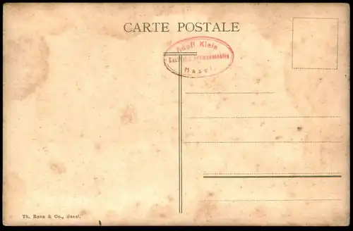 ALTE LITHO-POSTKARTE GRUSS AUS DER ERDMANNSHÖHLE IN HASEL ZWERG ZWERGE HÖHLE Krippe Crib dwarf midget nain grotte cave