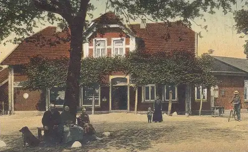 ALTE POSTKARTE HEUBÜLT BEHRENS GASTHOF RASTEDE Jaderberg Jade Baum Tree Arbre AK Ansichtskarte postcard cpa
