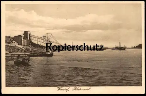 ALTE POSTKARTE LEVERKUSEN WIESDORF RHEINANSICHT 1940 SONDERSTEMPEL LEVERKUSEN ERINNERUNGSFEIER EMIL VON BEHRING MARBURG