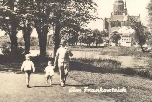 ÄLTERE POSTKARTE DIE BESTEN GRÜSSE AUS STRALSUND HAFEN KÜTERTOR KNIEPERTOR Kinderwagen cpa postcard AK Ansichtskarte