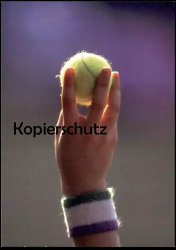 POSTKARTE WIMBLEDON 1997 TENNIS SPORT WERBUNG SPORTREISEN Tennisball Ball Balle postcard cpa Ansichtskarte AK