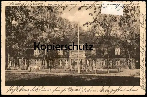 ALTE POSTKARTE GUT BÜRAU NEUKIRCHEN SCHLESWIG-HOLSTEIN Hofgut Burau postcard cpa Ansichtskarte AK
