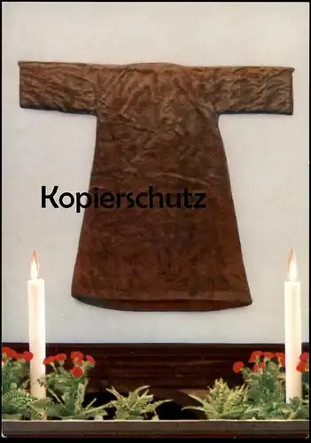 POSTKARTE TRIER WALLFAHRT 1959 TRÈVES DOM HEILIGER ROCK TUNICA CHRISTI Kerze Candle Bougie cpa postcard AK Ansichtskarte