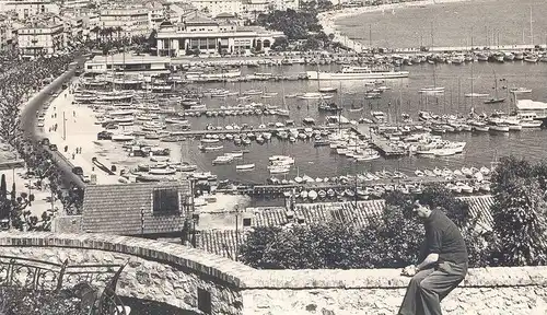 ÄLTERE POSTKARTE CANNES VUE PANORAMIQUE CARDINAL GERLIER SONDERSTEMPEL FESTIVAL INTERNATIONAL DU FILM 1961 Stempel Stamp