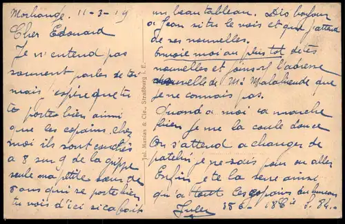 ALTE POSTKARTE MÖRCHINGEN IN LOTHRINGEN 1919 Morhange Lorraine Moerchingen cpa postcard AK Ansichtskarte