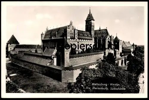 ALTE POSTKARTE MARIENBURG SÜDOSTSEITE MALBORK Westpreußen Westpreussen Polen Polska pologne poland cpa postcard AK