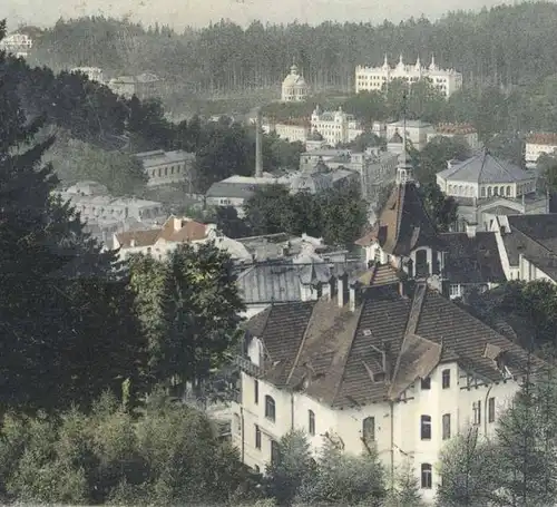 ALTE POSTKARTE MARIENBAD BLICK VOM STEINBRUCH Marianske Lazne Ceska Czech Republic cpa postcard AK Ansichtskarte