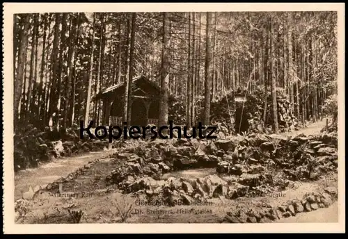 ALTE POSTKARTE GÖRBERSDORF DR. BREHMERS HEILANSTALTEN GROTTE CAVE SCHLESIEN Sokolowsko Mieroszow Polska Poland Polen cpa