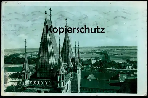 ALTE POSTKARTE HRADEC KRALOVE FELDPOST 1943 STEMPEL FLIEGERHORST VERFASSER BESCHREIBT DIENSTBETRIEB Königgrätz postcard
