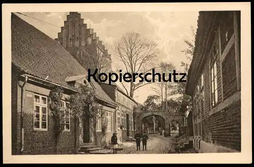 ALTE POSTKARTE OSTSEEBAD HEILIGENHAFEN KIRCHENSTRASSE Kirchentor Heimatschutz-Postkarte Serie XI. Ansichtskarte postcard