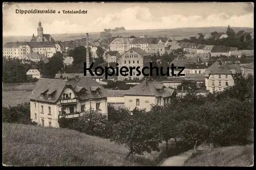 ALTE POSTKARTE DIPPOLDISWALDE TOTALANSICHT 1926 PANORAMA TOTAL Ansichtskarte AK postcard cpa
