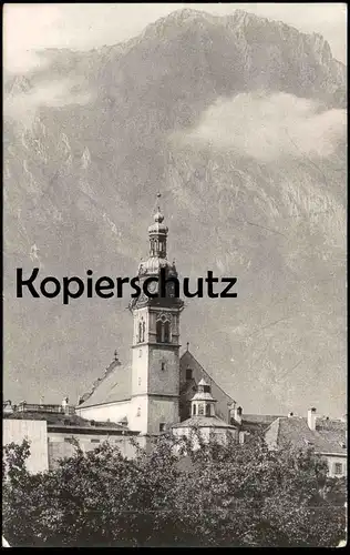 ALTE POSTKARTE HALL IN TIROL STIFTSKIRCHE Kirche Church Église cpa postcard AK Ansichtskarte