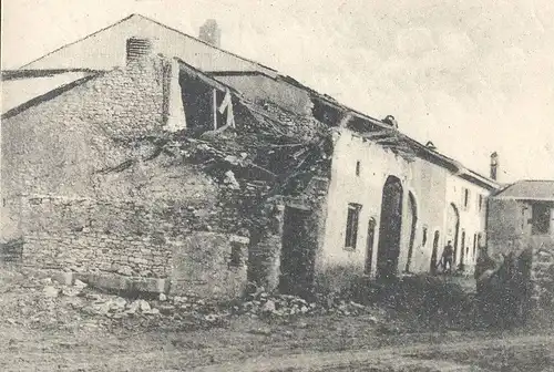 ALTE POSTKARTE HARBOUEY FRANCE FRANKREICH 1. WELTKRIEG Ruine Ruinen Ruin Ruines Ruins cpa postcard AK Ansichtskarte