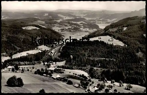 ÄLTERE POSTKARTE FELDBERG-BÄRENTAL TITISEE-BLICK Eisenbahn Chemin de fer Railway Schwarzwald Ansichtskarte postcard cpa