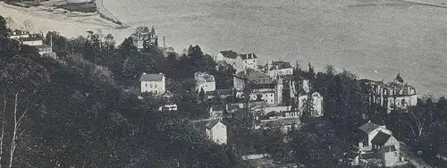 ALTE POSTKARTE ROLANDSECK MIT INSELN NONNENWERTH GRAFENWERTH SIEBENGEBIRGE Remagen Rhein Insel postcard AK Ansichtskarte