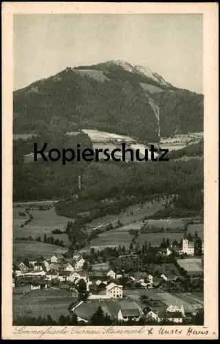 ALTE POSTKARTE SOMMERFRISCHE TURNAU STEIERMARK PANORAMA 1924 AUSTRIA Autriche cpa postcard Ansichtskarte AK Österreich